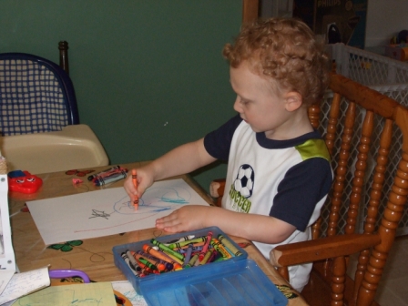 brian drawing picture