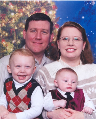 Family christmas photo