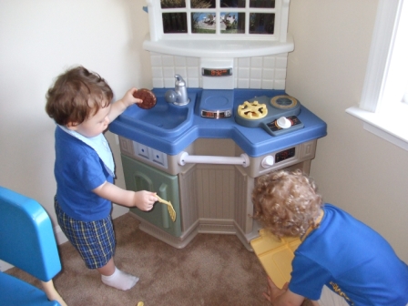 kids playing together