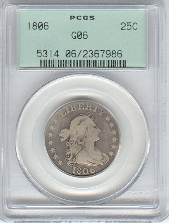 Bust Quarter Obverse