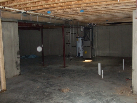 the basement