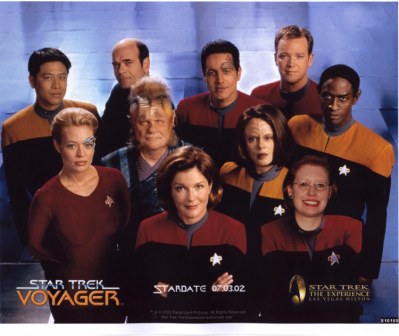 April at the Star Trek Experience